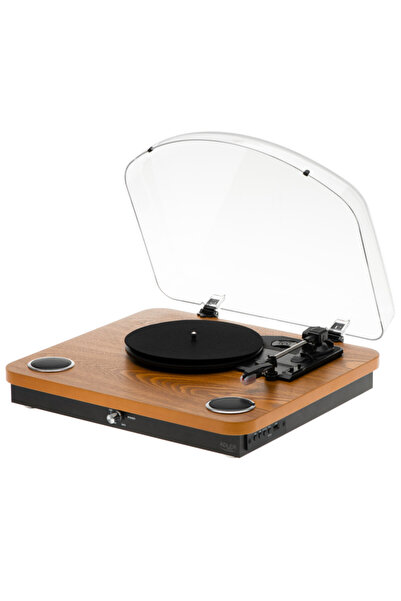 adler Turntable AD 1914, Semi-automatic, 7"/10"/12", 45 RPM, Bluetooth, USB Recording, Wood/Black