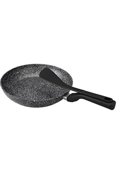 Westinghouse مقلاة غير لاصقة 30 سم مع ملعقة مغناطيسية، ألومنيوم مطروق، طلاء ر...