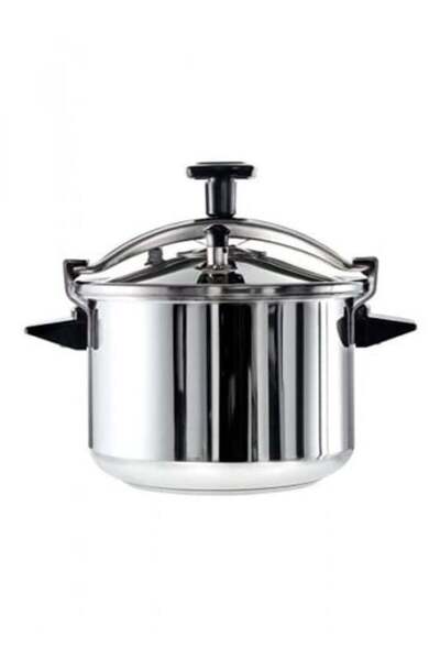 TEFAL Stainless Steel Pressure Cooker 8L (Black/Silver)