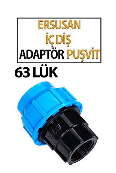 Ersusan Adaptor cu filet interior Puşvit 63 Lük