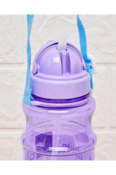 REDTAG Boys Purple Stitch Transparent Water Bottle