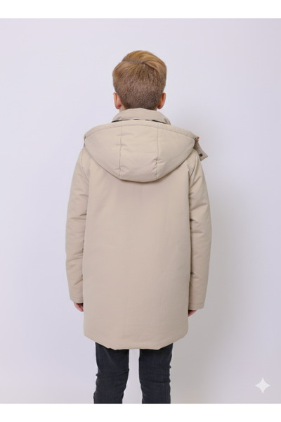 PIQUE Children's Coat Hooded Boys' Parka