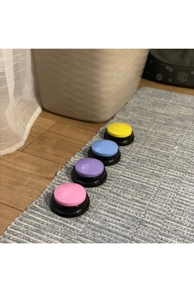 zola Set 4 butoane pentru dresaj, efecte sonore si luminoase, 8.8 x 4 cm