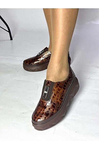 AYNUR BARTINLIOĞLU 27-628 - KAHVE KROKO - 40 - 27-628-KAHVE KROKO-40