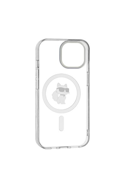 Karl Lagerfeld Case for IPhone 15, IML MagSafe, Transparent