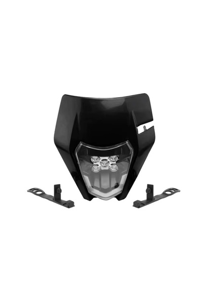 ZOCO BODY FIT Far motocicletă ZocoMoto, LED, 12V, negru
