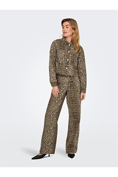 ONLY ONLNAOMI AOP JACKET OTW Women's Brown Blazer - 15347129