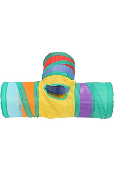 zola Interactive tunnel for small animals, polyester, 80x55 cm, multicolor