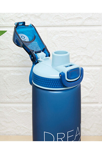 REDTAG Blue Printed Water Bottle (880ml)