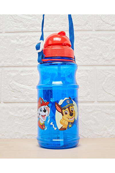 REDTAG Boys Blue Paw Patrol Transparent Water Bottle