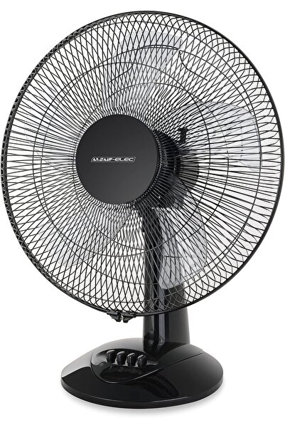 Generic Al Saif 40.5 cm 60W Electric Table Fan, Black, E05903