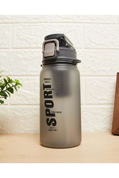 REDTAG زجاجة مياه مطبوع باللون الرمادي (800 مل)