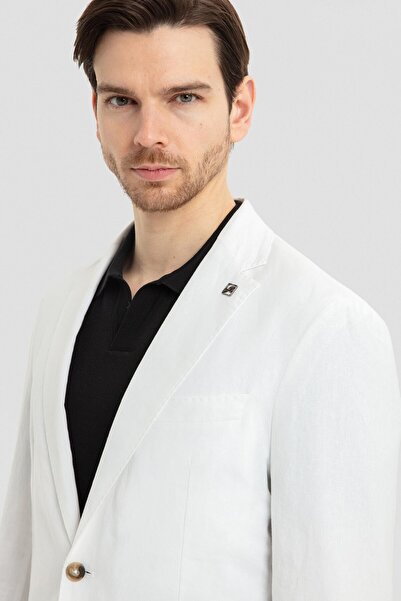 Sabri Özel sabri-ozel-beyaz-keten-erkek-takım