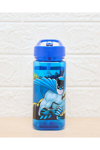 REDTAG Blue DC Batman Square Water Bottle (500ml)