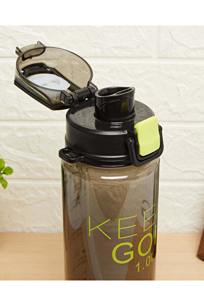 REDTAG زجاجة مياه مطبوع باللون الرمادي (1000 مل)