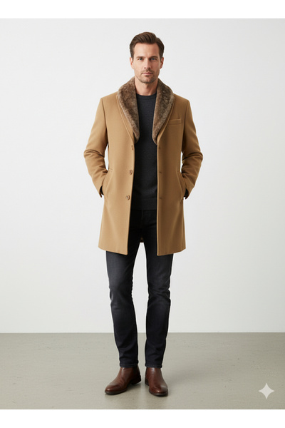 dcn giyim 1985 Men's Fur Coat-12614-5