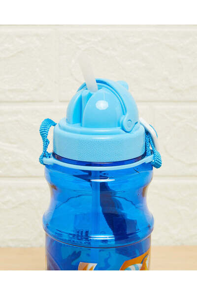 REDTAG Blue Sonic The Hedgehog Transparent Water Bottle (500ml)