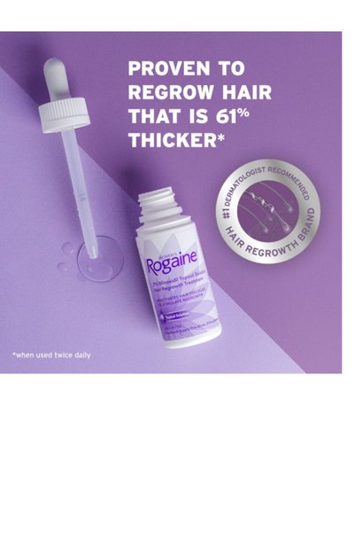 Rogaine Rogaine Minoxidil Liquid Solution for Women 2%, one month supply