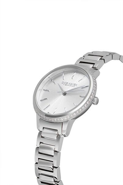 Dice Kayek Dk.1.Ag1400.01 Steel Case Steel Band 5 Atm Water Resistant Metallic Color Women Wristwatch