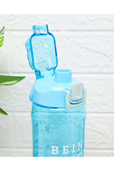 REDTAG Blue Printed Water Bottle (1000ml)