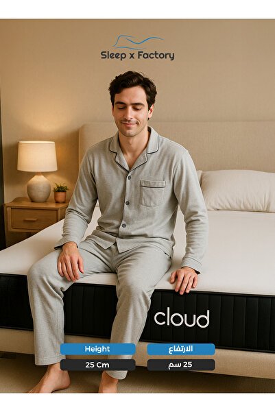 Sleep x Factory CLOUD Orthopedic Mattress – 25cm Height – Medium Firm