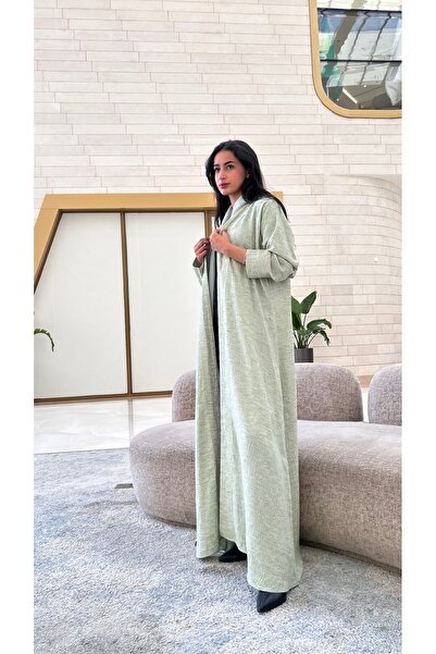 AYA عباية خضراء فاتحة