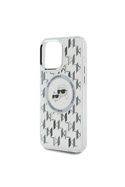Karl Lagerfeld Case for IPhone 15 Pro, IML MagSafe, Transparent