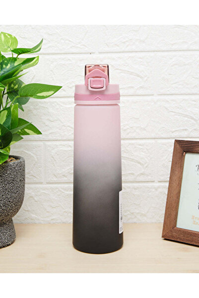 REDTAG Pink Printed Water Bottle (850ml)
