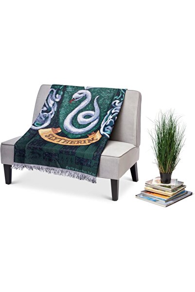 Generic Northwest Jacquard Woven Throw Blanket - Harry Potter Slytherin, 48 x 60 in