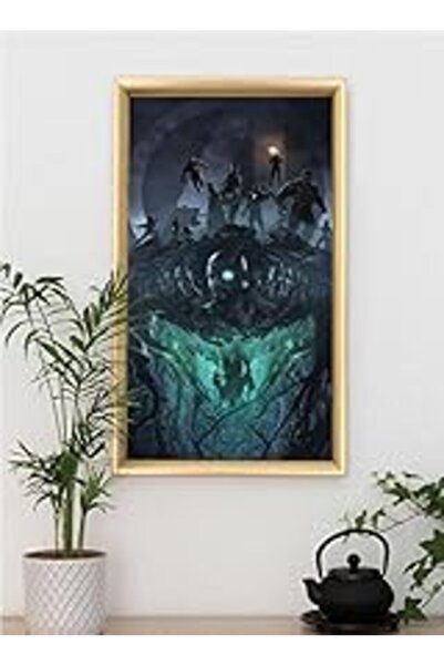 Generic Avengers Digital Printed Wall Poster with Frame, 40 x 55 cm, Multicolor - Clevercraft Homes