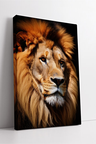 KOSS Dijital Pictură pe pânză cu leu, artă decorativă modernă de perete, care...