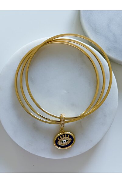 CHARMLUCKY ÇELİK GÖZ CHARM AJDA BİLEZİK