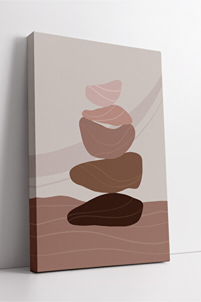 KOSS Dijital Αφηρημένη ζωγραφική σε καμβά με μίνιμαλ μποχό, μοντέρνα διακόσμη...