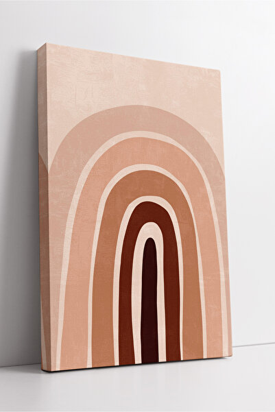 KOSS Dijital Εκτύπωση σε καμβά Boho Minimal Rainbow – Μοντέρνα διακόσμηση τοί...