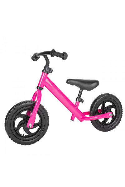zola Children's bike without pedals, soft saddle, adjustable, 12', pink