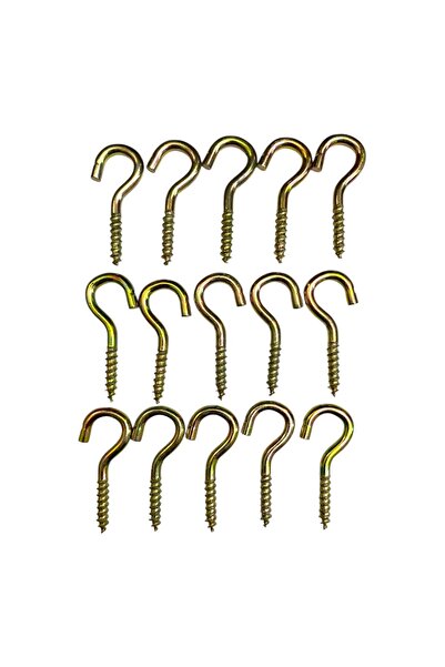 Tuna Açık Piton Çengelli Vida 17x50 AÇIK 15 ADET