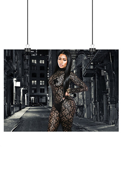 VİNTAGE GEZEGEN Nicki Minaj Poster1 - Retro Duvar Dekoru