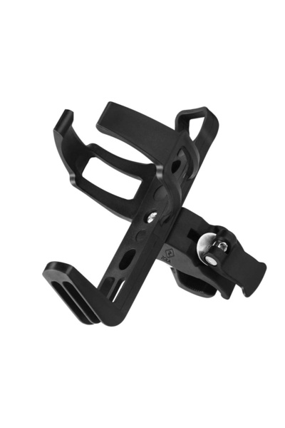 zola Water bottle holder with handlebar grip, for electric scooter, bicycle, cart, 14.5 x 14 cm, black