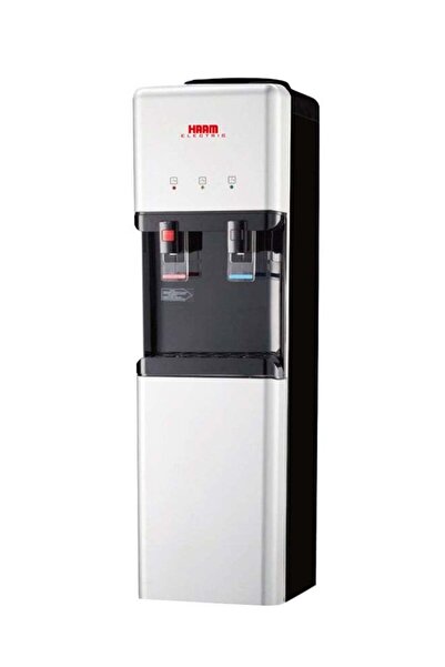 HAAM Stand Water Cooler Hot Cold With Bottom Storage Compartment LM-YL1-1169B Silver