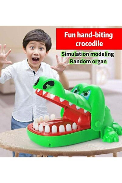 Generic Crocodile Dentist Bite Finger Toy - Portable Lightweight