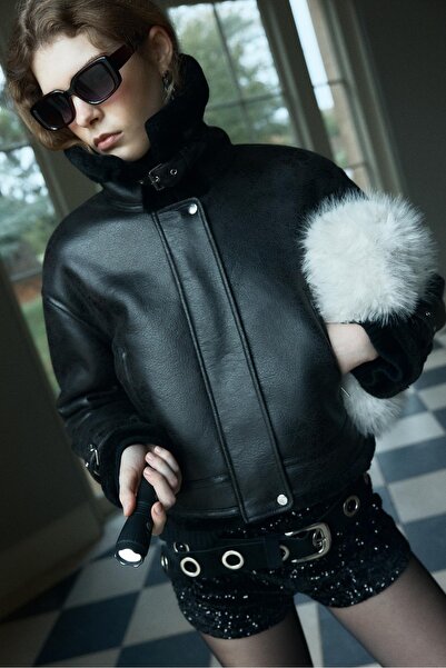 Stradivarius Double-faced short jacket