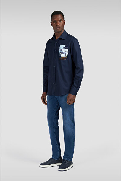 PAUL&SHARK جينز شتوي من قطن جيزة