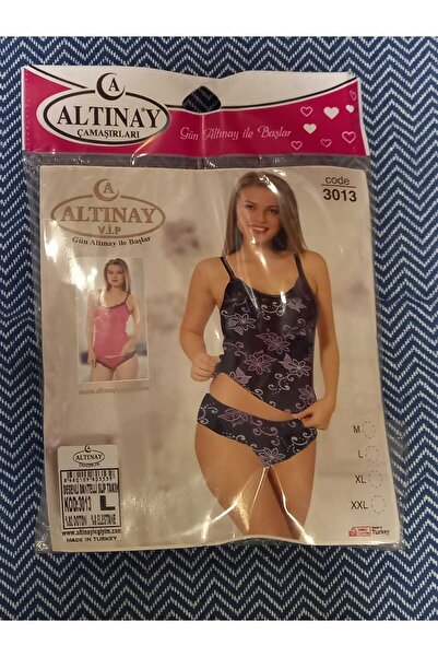 Altınay Patterned Lace Slip Set