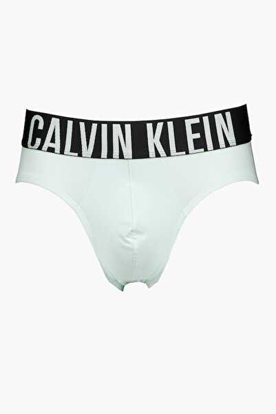 Calvin Klein 3-pack briefs with contrasting logo waistband, Black/Salmon/Azure, L