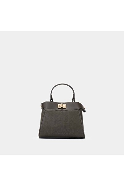 Chrisbella Crisbella crossbody bag with onyx logo details and top handle