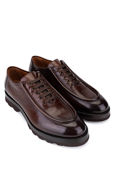 Tamer Tanca Erkek Hakiki Deri Taba Bufalo Casual Ayakkabı