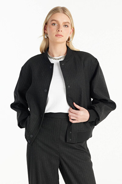 Ted Baker ANTRASİT TAŞLI KAŞE BOMBER CEKET