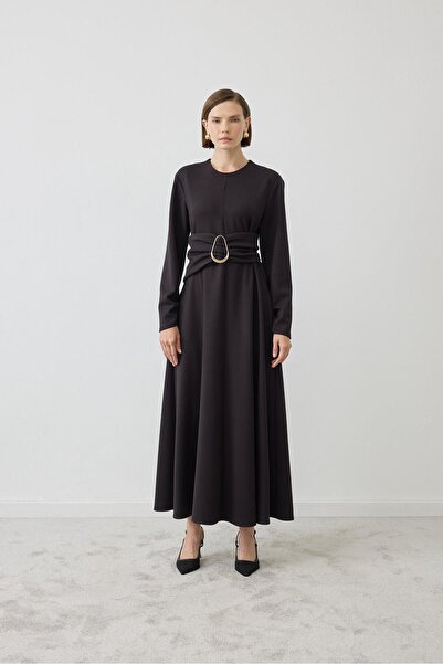 TERZİ DÜKKANI PELA ELBİSE SİYAH