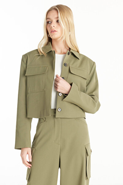 Ted Baker HAKİ KUTU FORM OVERSİZE CEKET