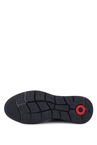 Tamer Tanca Men's Genuine Leather Black Sneakers & Sports Boots